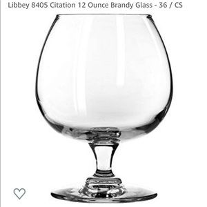 Libbey brandy glasses 12oz